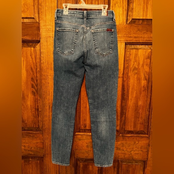 7 For All Mankind High Rise Ankle Skinny Jeans Size 27 - Picture 2 of 9